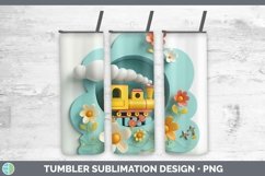 Gorgeous3D Hole in the Wall Tumbler design.