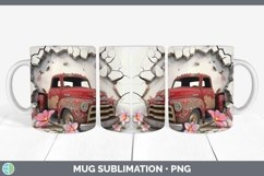 Gorgeous3D Hole in the Wall Mug Wrap design.