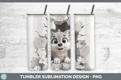 Gorgeous3D Hole in the Wall Tumbler design.