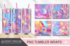 3D Holographic Shapes Tumbler wrap Product Image 1