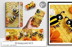 Digital Paper 3D Honeycomb Product Image 1