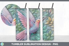 Bundle of six Sculpture Hummingbirds Tumbler designs.