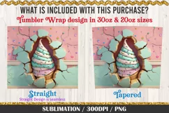 3D Ice Cream Hole in the Wall Tumbler Wrap is a professional design that is available at 300dpi PNG to use for sublimation of tumblers. Avalaible for 30oz and 20oz sizes.