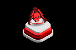 3d icon warning attention graph element graphic Product Image 2