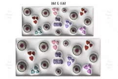 3D inflated daisies Mug Wrap Sublimation Designs, Be Kind Mug, 3D Daisy Png