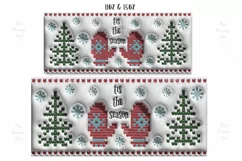 3D inflated Christmas Mug Wrap Sublimation Designs, Christmas Snowman Mug, Christmas Png