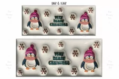 3D inflated Christmas Mug Wrap Sublimation Designs, Christmas Gingerbread Mug, Christmas Png