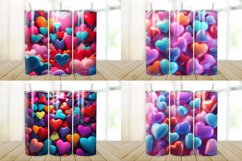 3D Inflated Hearts Love Tumbler Bundle Product Image 4