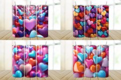3D Inflated Hearts Love Tumbler Bundle Product Image 5
