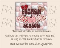 3D Inflated Pink Pumpkin Season, Puff Tumbler Png Product Image 3