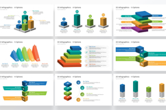 3D Infographics PowerPoint Templates Product Image 2