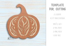 3D Pumpkin laser cut, 3D Pumpkin SVG, Layered Pumpkin SVG Product Image 2