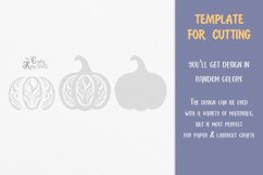 3D Pumpkin laser cut, 3D Pumpkin SVG, Layered Pumpkin SVG Product Image 3