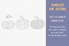 3D Pumpkin mandala SVG, 3D Pumpkin SVG, Layered Pumpkin SVG Product Image 3