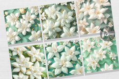 3D Jasmine Flowers | Digital Paper Product Image 2