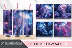 3D Jellyfish Tumbler Wrap Product Image 1