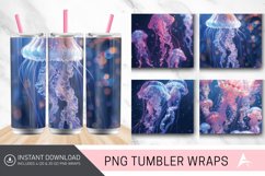 3D Jellyfish Tumbler Wrap Product Image 1