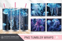 3D Jellyfish Tumbler Wrap Product Image 1