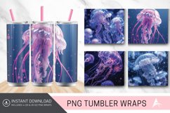 3D Jellyfish Tumbler Wrap Product Image 1