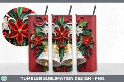 GorgeousWatercolor Christmas Tumbler design.