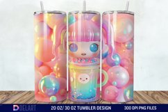 3D Marigold Spring Flower Tumbler Wrap Product Image 1