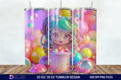 3D Marigold Spring Flower Tumbler Wrap Product Image 1