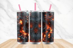 3D Lava Skull Tumbler Wrap Bundle Product Image 4
