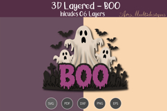 BOO 3D Layered SVG Product Image 2