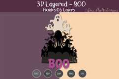 BOO 3D Layered SVG Product Image 3