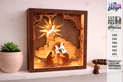 3D Layered Easter Decor Laser Cut Bundle| Resurrection Scene Product Image 4