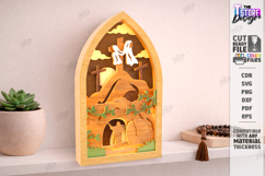 3D Layered Easter Decor Laser Cut Bundle| Resurrection Scene Product Image 6