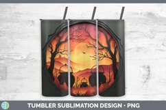 Gorgeous3D Layered Halloween Tumbler design.