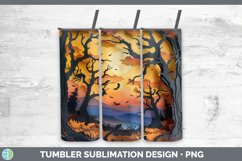Gorgeous3D Layered Halloween Tumbler design.