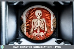 Gorgeous3D Layered Halloween Car Coaster design.