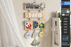 Baby Birth Announcement Sign Laser Cut Bundle | New Born SVG Product Image 3