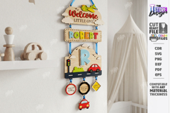 3D Baby Wall Sign Laser Cut | Newborn | Layered Wall Decor Product Image 1