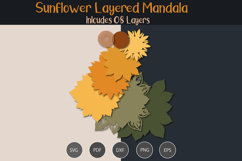 Sunflower Layered Mandala Product Image 2