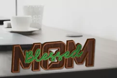 Blessed Mom Laser Cut - Svg Dxf Eps Ai Png Pdf Product Image 2