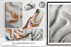 Digital Paper 3D Liquid Abstract Product Image 1
