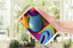 3D Liquid Colorful Glass Can Wraps Product Image 2