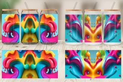 3D Liquid Colorful Glass Can Wraps Product Image 3
