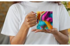 3D Liquid Colorful | Mug sublimation design Product Image 3