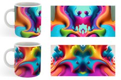 3D Liquid Colorful | Mug sublimation design Product Image 4