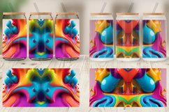 3D Liquid Colorful Glass Can Wraps Product Image 5
