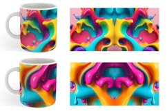 3D Liquid Colorful | Mug sublimation design Product Image 5
