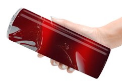 3D Liquid Red Christmas | Tumbler Sublimation Wrap Product Image 6