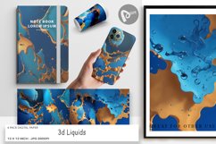 Digital Paper 3d Liquids Product Image 1