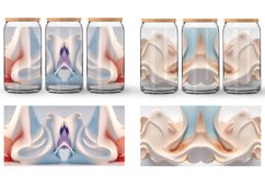 Glass Can Wraps 3D Liquids Cream Color Product Image 5