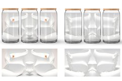 Glass Can Wraps 3d Liquids White Color Product Image 4