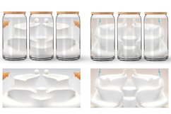 Glass Can Wraps 3d Liquids White Color Product Image 3